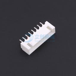 【插件】白色 2.54-8P直针带扣 白色不耐温缩略图