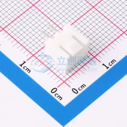 【插件】白色 2.54-2P直针带扣 白色不耐温缩略图
