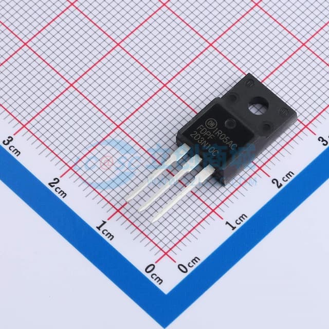 FDPF2D3N10C实物图