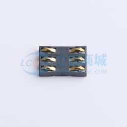 触点式SIM卡座 6PIN Block 卡座H2.0MM缩略图