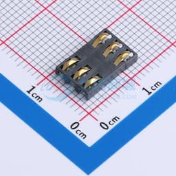 触点式SIM卡座 6PIN Block 卡座H2.0MM缩略图