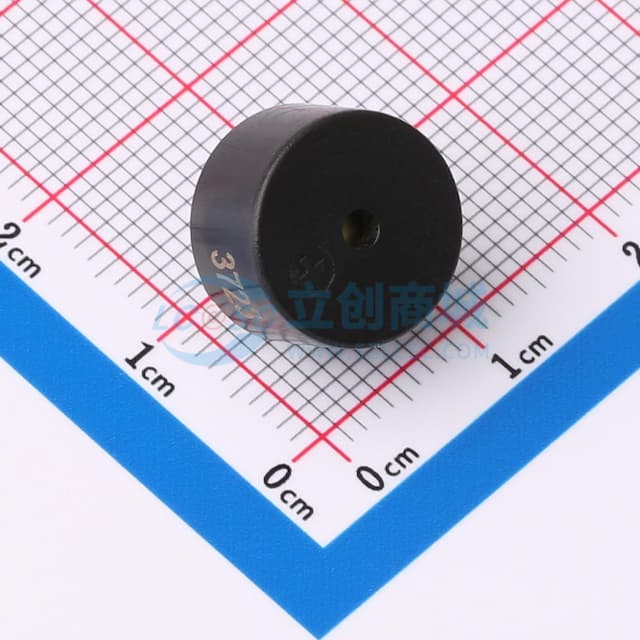 KPEG158-KS 车规级-压电式有源插件蜂鸣器实物图