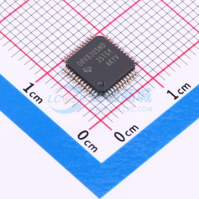 DRV8305-Q1 集成三个分流放大器和稳压器的三相汽车智能栅极驱动器实物图