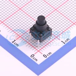 6.2x6.2x9.5 四脚插板防水轻触开关 250gf缩略图