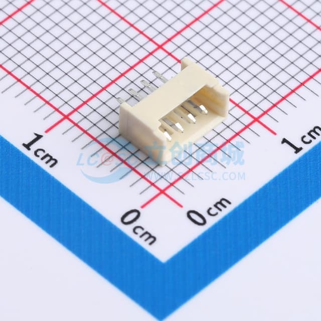 1x4P 间距:1.25mm 直插实物图