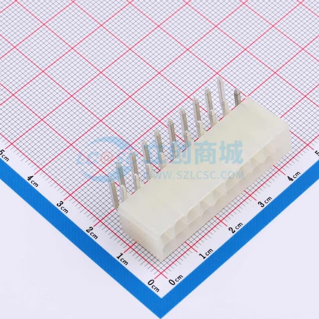 2x10P 间距:4.2mm 弯插 系列:Mini-Fit(MX 4.2)实物图