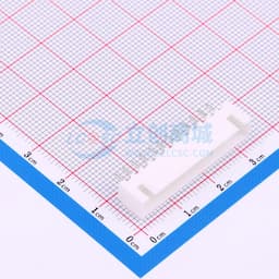 【插件】白色 2.54-12P直针带扣 白色不耐温缩略图