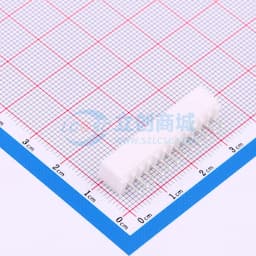 【插件】白色 2.54-12P直针带扣 白色不耐温缩略图