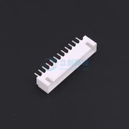 【插件】白色 2.54-12P直针带扣 白色不耐温缩略图