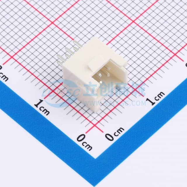 【插件】2x3P 间距:2mm 直插实物图