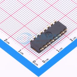 2.54mm间距 8位贴片低柄 双排IC型贴片 拨码开关缩略图