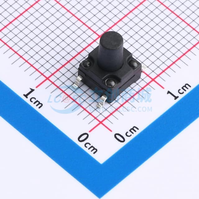 轻触开关6*6*8.5防水 贴片160GF 袋装实物图