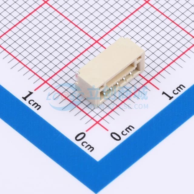 1x5P 间距:1.25mm 卧贴 系列:GH实物图