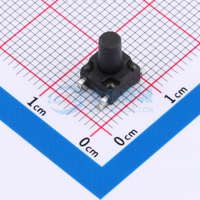 轻触开关6*6*9.5防水 贴片250GF 袋装实物图