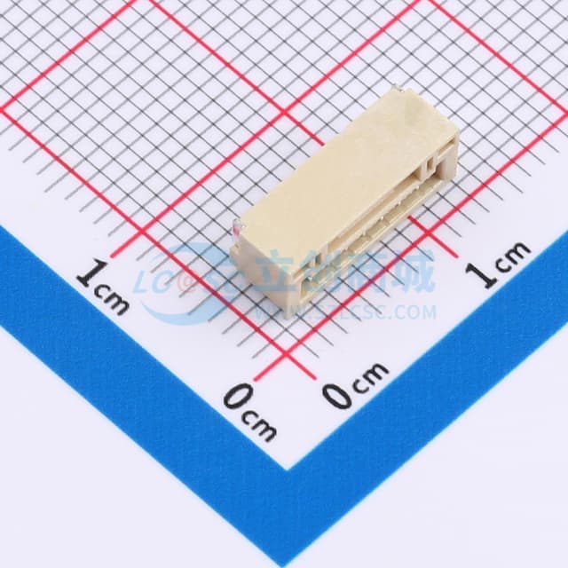 1x7P 间距:1.25mm 卧贴 系列:GH实物图