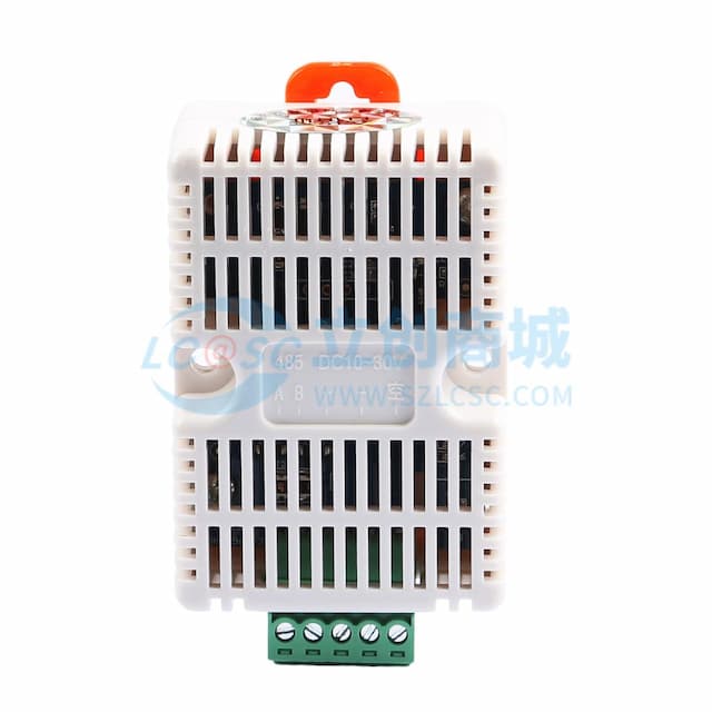 导轨式温湿度传感器实物图