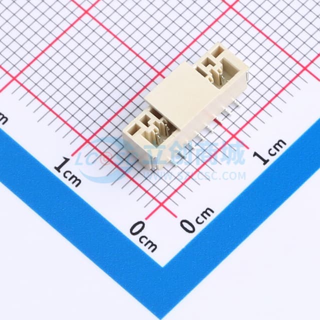 1x8P 间距:1.25mm 立贴 系列:GH实物图