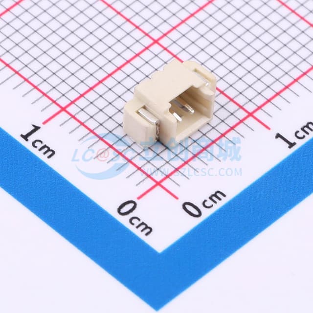 1x2P 间距:1.25mm 卧贴 系列:PicoBlade(MX 1.25)实物图