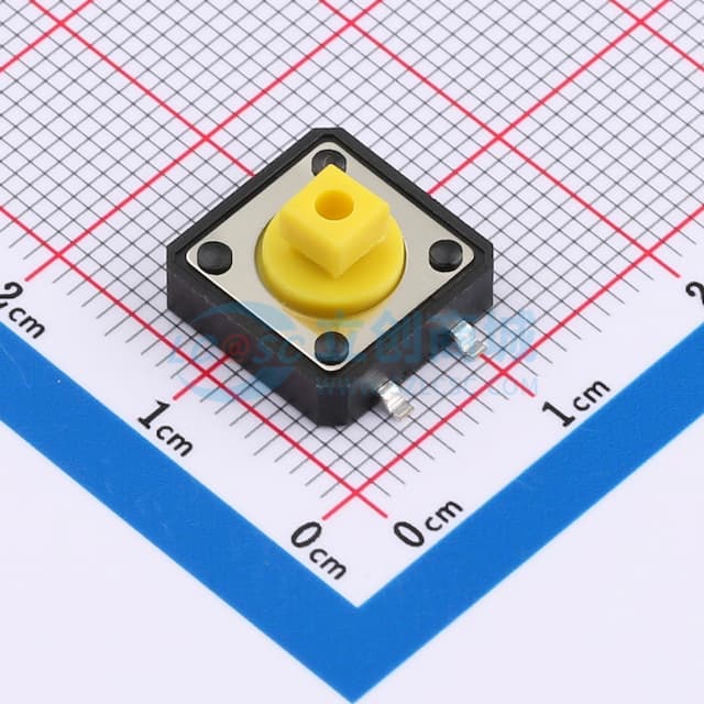 12x12x7.3mm方头 立贴 轻触开关180gf实物图