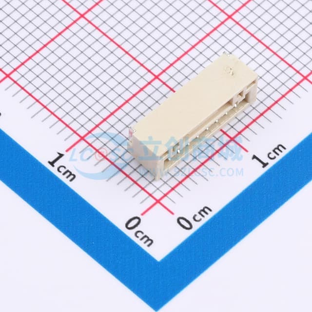 1x8P 间距:1.25mm 卧贴 系列:GH实物图