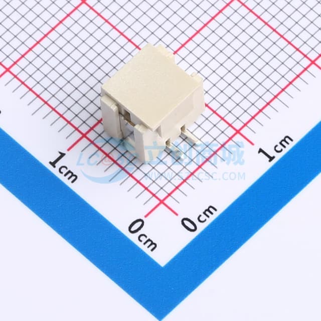 1x2P 间距:2mm 立贴 系列:PH实物图