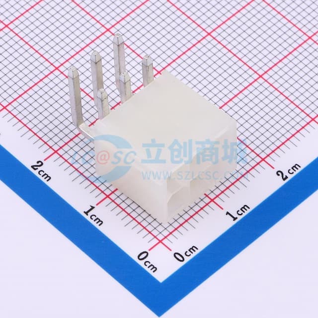 2x3P 间距:4.2mm 弯插 系列:Mini-Fit(MX 4.2)实物图