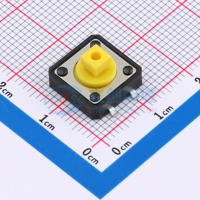 12x12x7.3mm方头 立贴 轻触开关250gf实物图