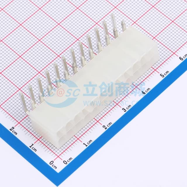 2x12P 间距:4.2mm 弯插 系列:Mini-Fit(MX 4.2)实物图