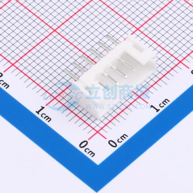 【插件】1x6P 间距:2mm 直插 系列:PH实物图