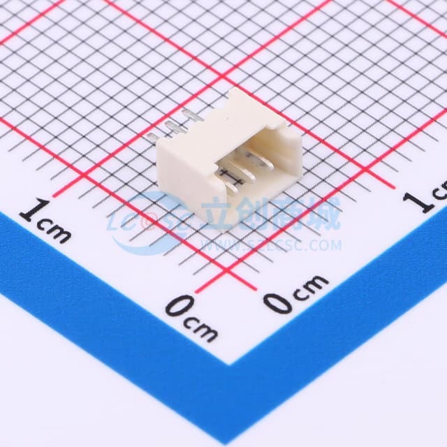 1x3P 间距:1.25mm 直插 系列:PicoBlade(MX 1.25)实物图