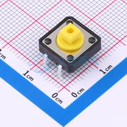 12x12x7.3mm方头 直插 轻触开关250gf缩略图