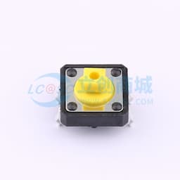 12x12x7.3mm方头 直插 带柱轻触开关180gf缩略图