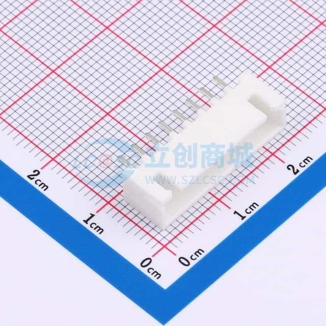 【插件】1x8P 间距:2.5mm 直插 系列:XH实物图
