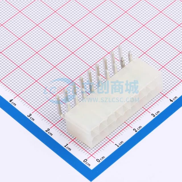 2x9P 间距:4.2mm 弯插 系列:Mini-Fit(MX 4.2)实物图