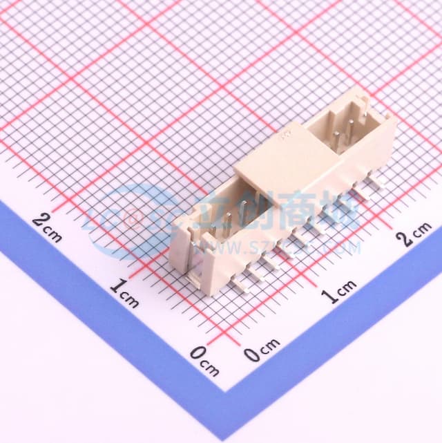 1x10P 间距:2mm 立贴 系列:PH实物图