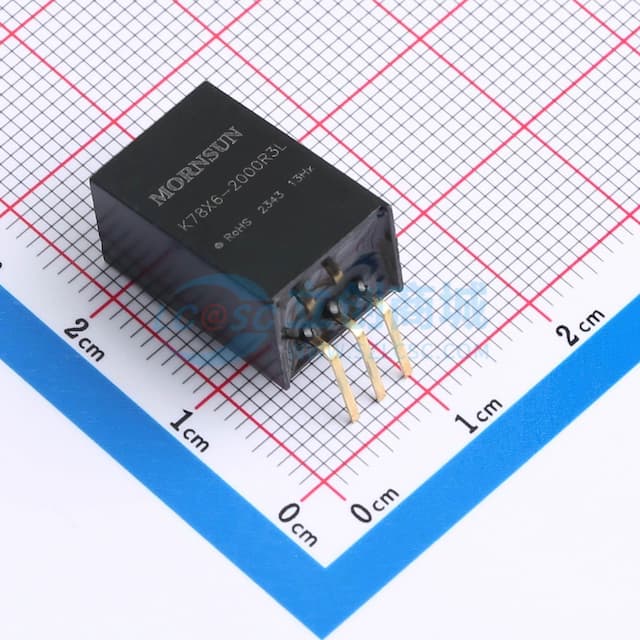 DC/DC模块电源，宽电压输入，非隔离稳压单路输出实物图