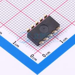 DSIC 2.54贴片高推5位 间距2.54mm 平拨 凹槽式 5位拨码开关缩略图