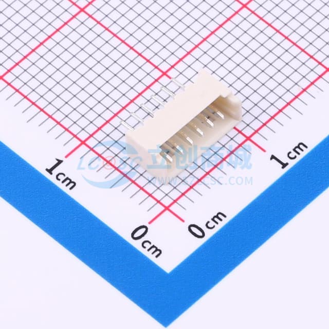【插件】1x6P 间距:1.25mm 直插 系列:PicoBlade(MX 1.25)实物图