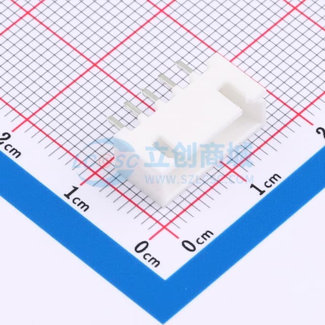 【插件】1x5P 间距:2.5mm 直插 系列:XH实物图