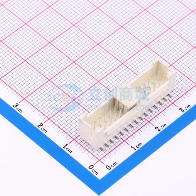 2x15P 间距:2mm 立贴 系列:PHB实物图