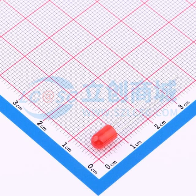 F4直插红色雾状发红色光实物图