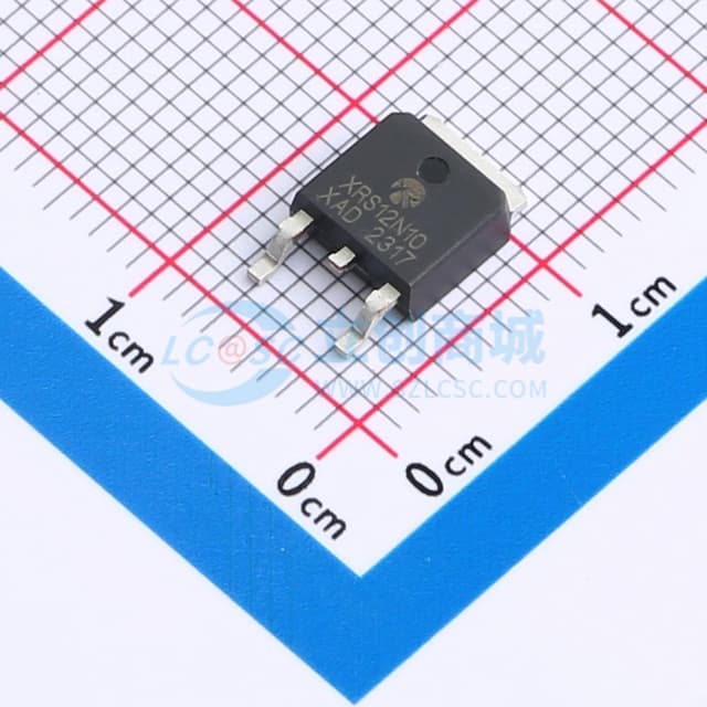 1个N沟道 耐压:100V 电流:12A实物图
