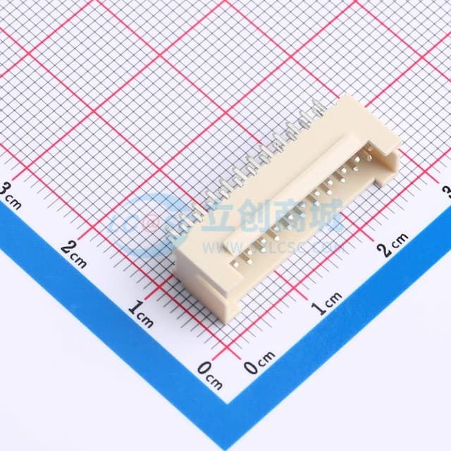 2x12P 间距:2mm 直插 系列:PHB实物图
