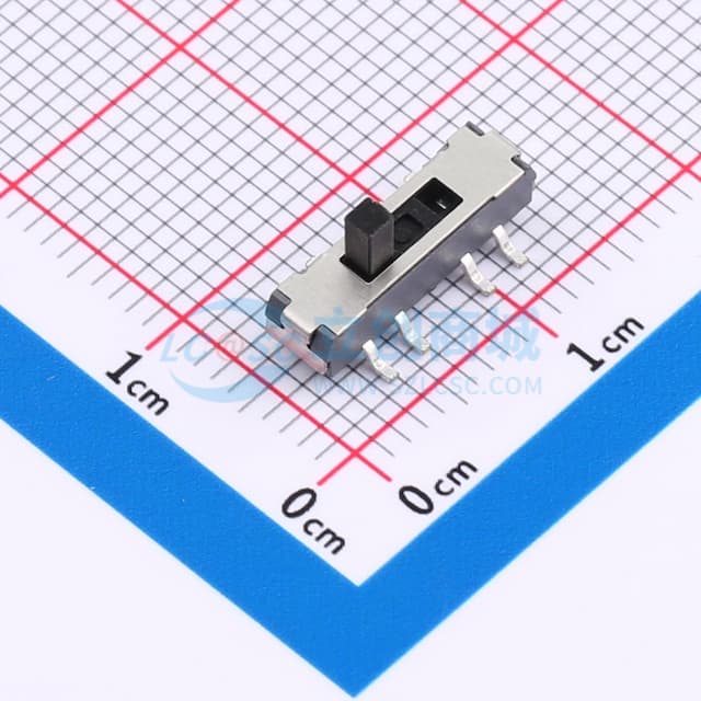 三档立式贴片 8脚拨动 柄长3MM实物图