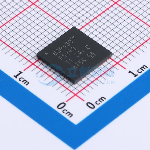 具有 128KB 闪存、8KB SRAM、10 位 ADC、比较器、DMA、UART/SPI/I2C 和硬件乘法器的 25MHz MCU实物图