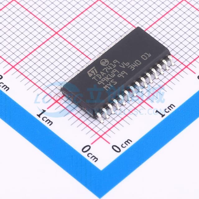 TDA7419 3频段汽车音频处理器实物图