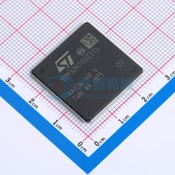 带DSP和DP-FPU的高性能ARM Cortex-M7 + Cortex-M4 MCU，具有2 MB Flash、1 MB RAM、480 MHz CPU、ART加速器、一级缓存、外部存储器接口、包括加密加速器在内的大量外设、安全服务支持和SMPS缩略图