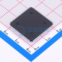 高性能和带 DP-FPU 的 DSP、1 MByte 闪存的 Arm Cortex-M7 微控制器、564 Kbyte RAM、550 MHz CPU、L1 缓存、外部内存接口、一部分外设，包括加密加速器缩略图