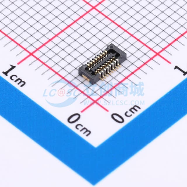 间距:0.4mm PIN:16P 母 立贴实物图
