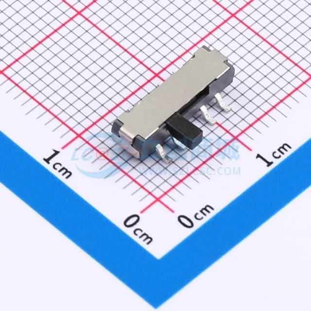 三档卧式贴片 8脚拨动 柄长3MM实物图